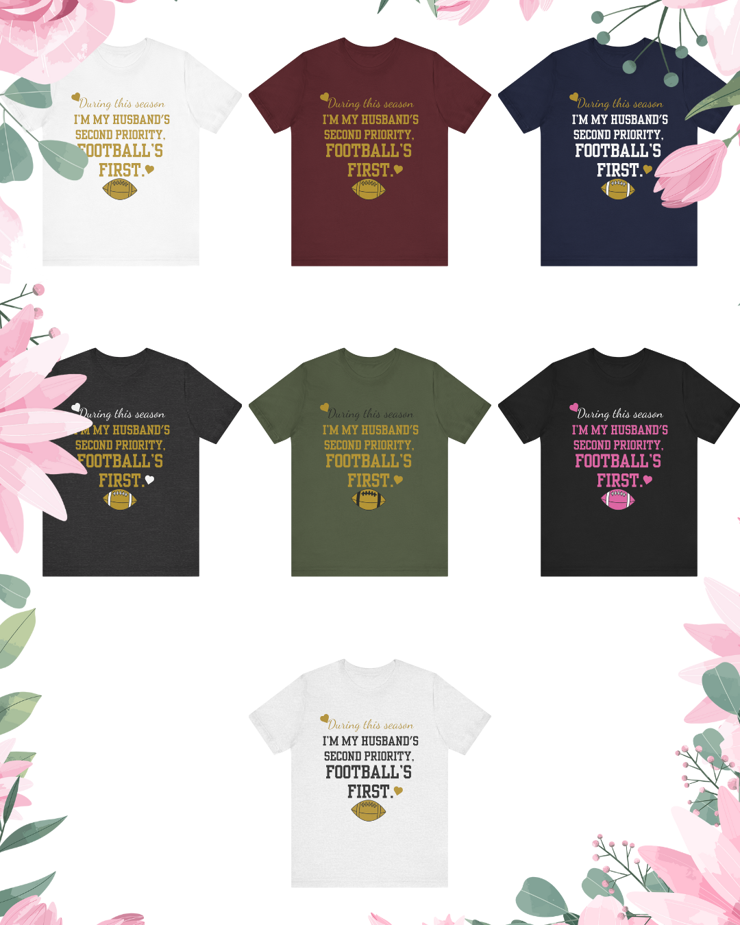 Funny Football's First Wife Second tee